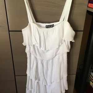 Paperdoll White summer dress, Junior Size L